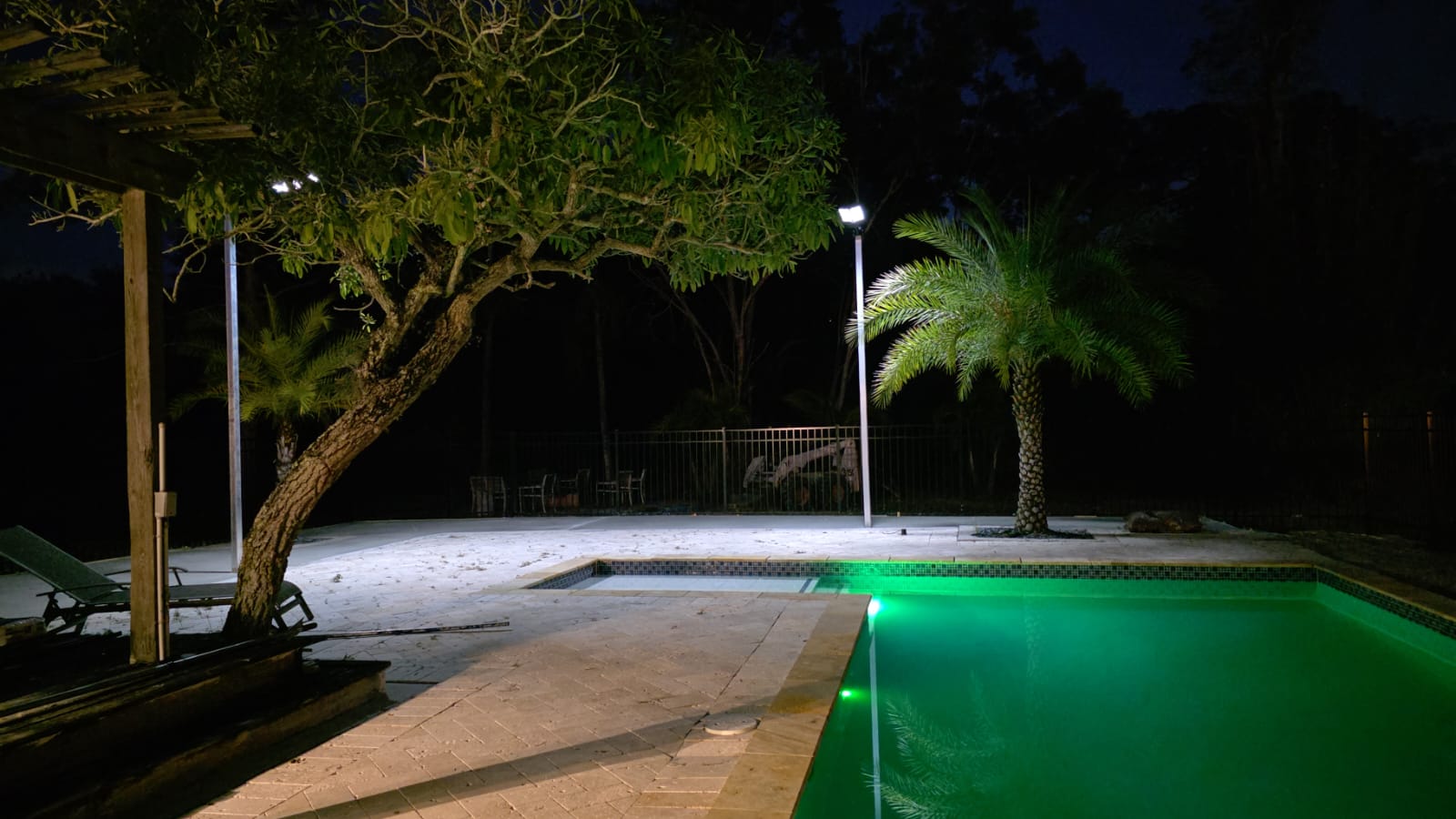 Gourmet appetizers by the pool